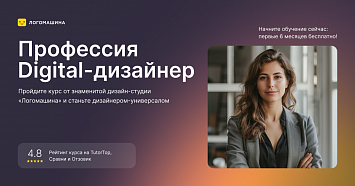 Цифровой дизайнер с заработком с 3 месяца обучения